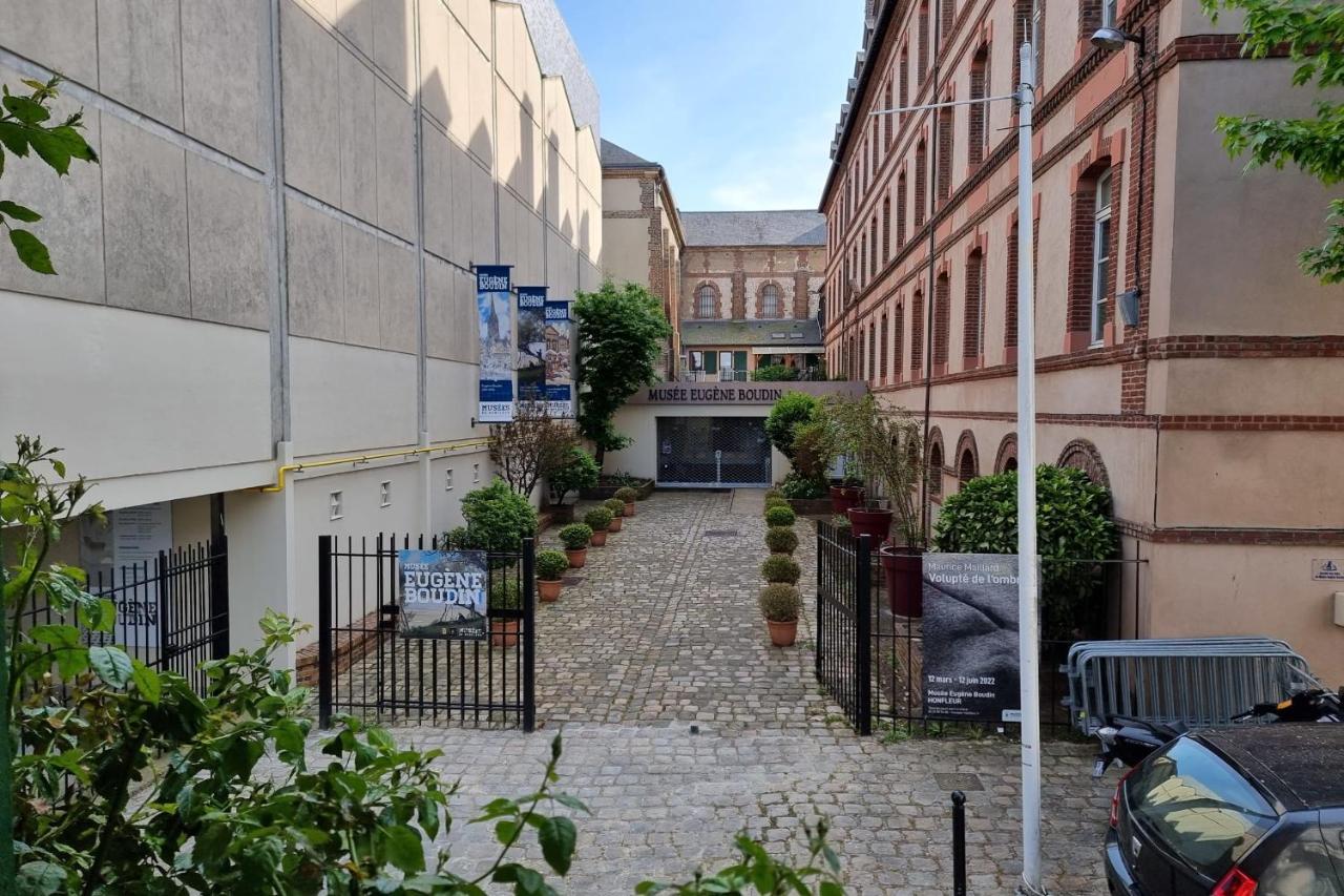 Le Jardin D'Eugene - 4P House - Terrace - Historic Center Villa องเฟลอร์ ภายนอก รูปภาพ