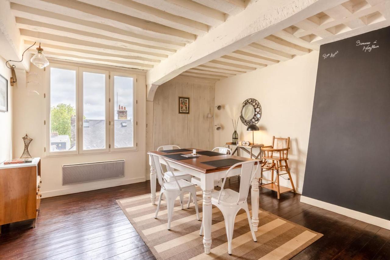 Le Jardin D'Eugene - 4P House - Terrace - Historic Center Villa องเฟลอร์ ภายนอก รูปภาพ